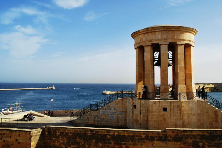 Valletta Half Day inc St. John's Cathedral, Malta Experience - Barracca Gardens and the Grand Harbour view