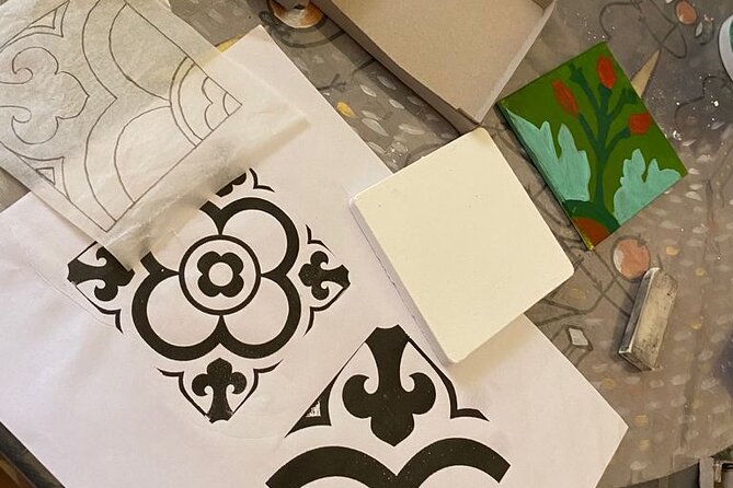 Workshop: Maltese Souvenir Tile Design Experience - Arriving at 23 Gizwiti in Il-Marsa